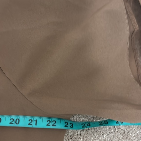 Vintage style 3/4 Bell Sleeve Mesh Panel V Neck Blouse Sz M - Picture 4 of 9